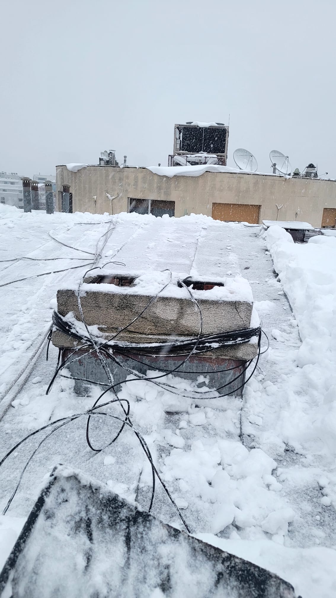 Echipa deszapezire iarna